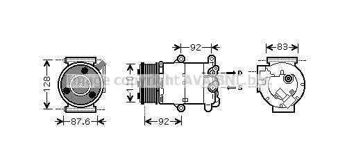 AVA QUALITY COOLING Компрессор, кондиционер FDK430